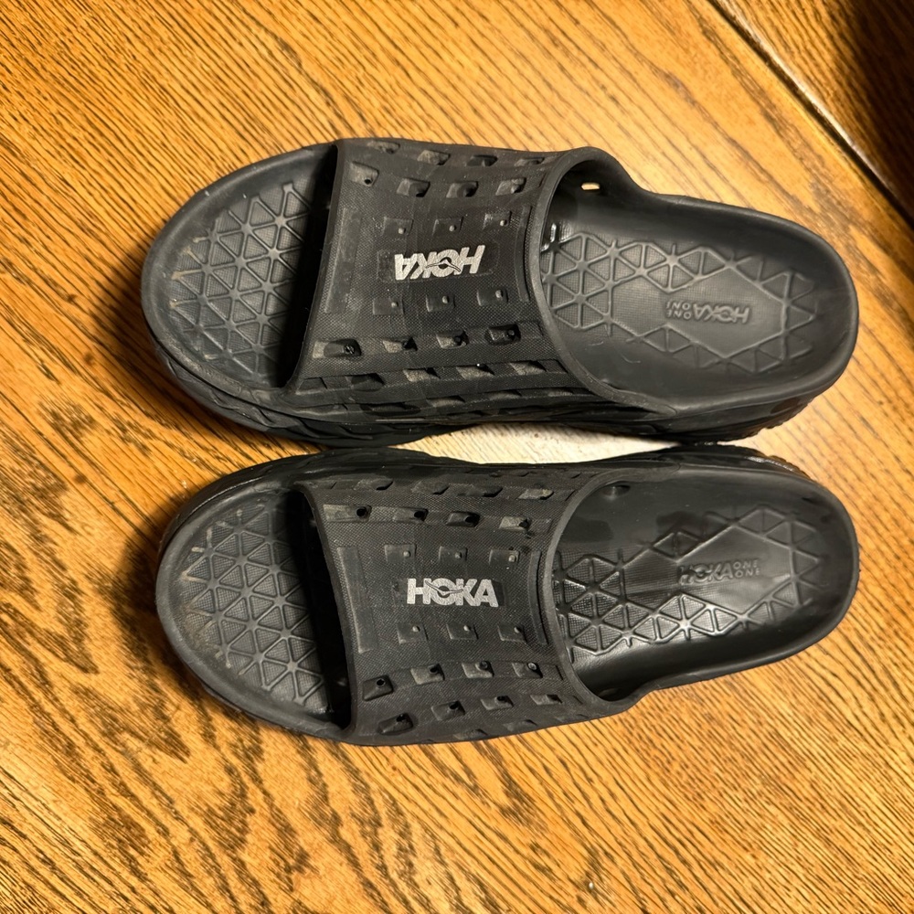 Women’s HOKA Black Slide Sandals